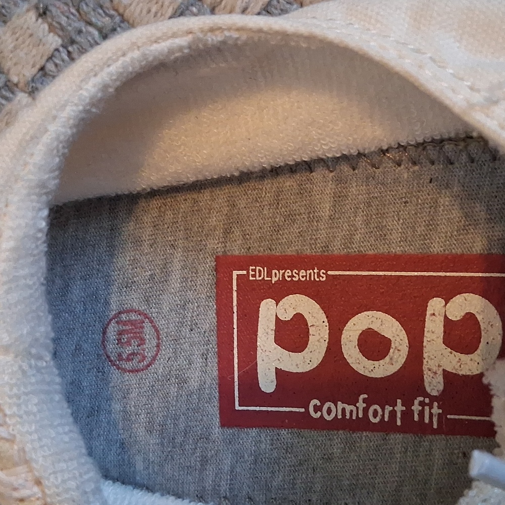 Pop Classic White Lace-Up Sneakers - Picture 4 of 4